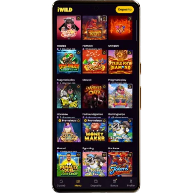 Catalogo slot iWild