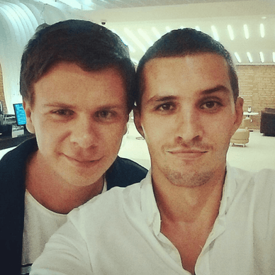 Дмитро Комаров та Акім Галімов
