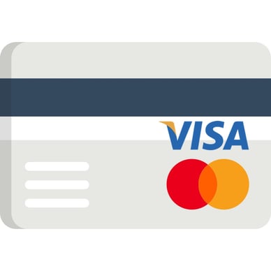 Debit- und Kreditkarten Visa/Mastercard