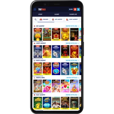 Quanto valgono oggi i jackpot progressivi Sezione jackpot progressivi con gli importi aggiornati in tempo reale