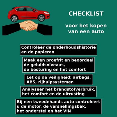 checklist auto kopen