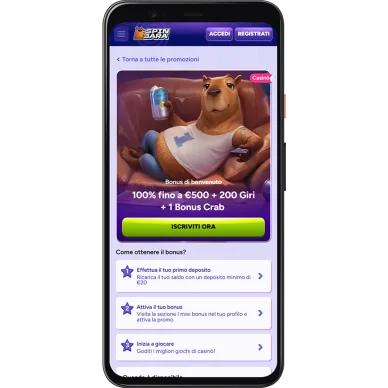 Spinbara bonus benvenuto 500 euro 200 free spins casino online