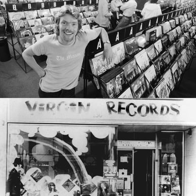 platenlabel richard branson