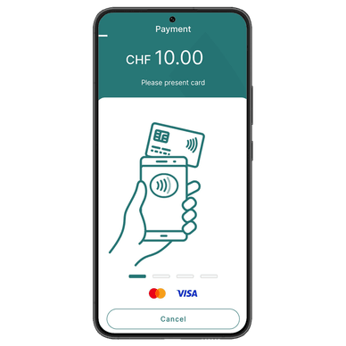 Visa-Einzahlung per Smartphone