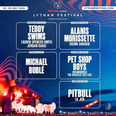 lytham festival 2026 lineup
