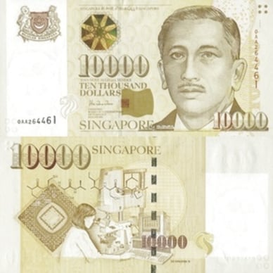 10000 сингапурских долларов