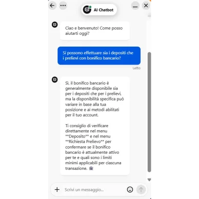 Chat con l'assistenza Spingranny