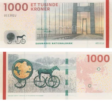 1000 dán korona hány forint