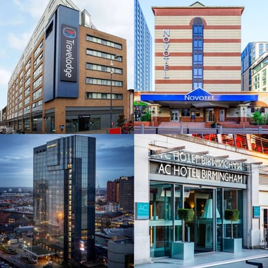 hotels near utilita arena birmingham