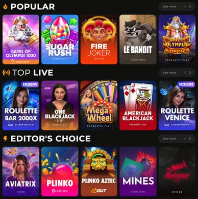 Spinstar casino spellen