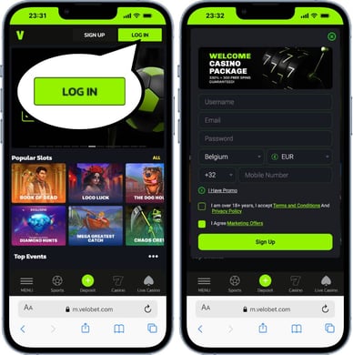 velobet casino online