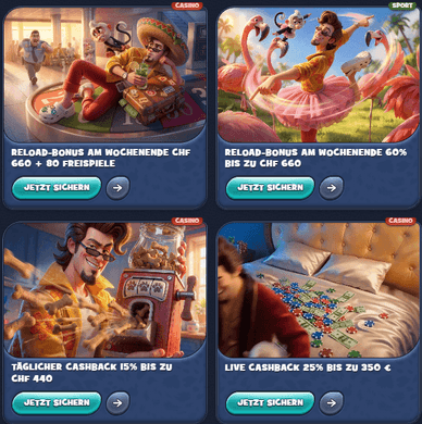 Weitere Boni im Casino Weitere Boni im Shikaka Casino