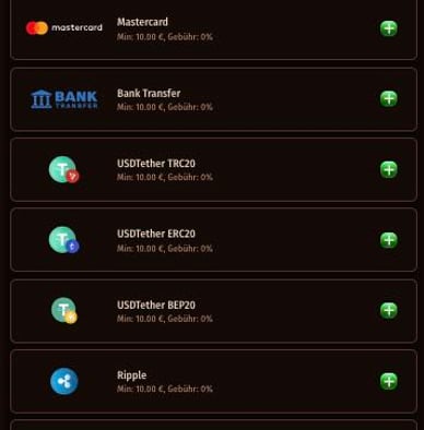 Einzahlungen West Ace Casino
