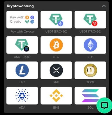 Auszahlungsoptionen Casino Auszahlungs in Granawincasino