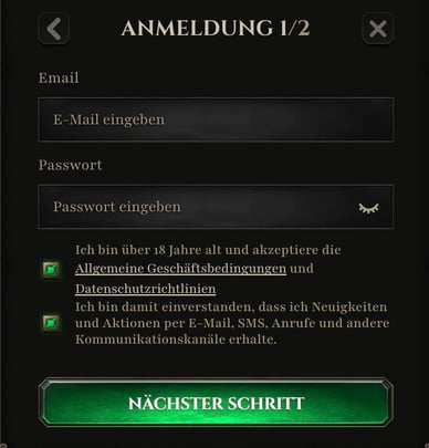 Anmeldung Casino Registrierung Kyngs Casino