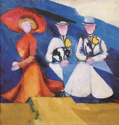 “Три жіночі постаті” Олександри Екстер