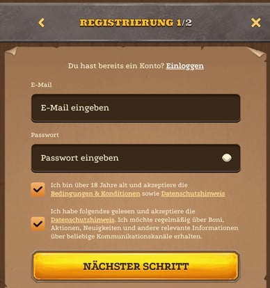 Lizaro Casino Registrierung