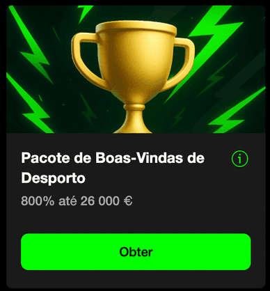 Bónus de boas-vindas para apostas desportivas no Blitz.bet