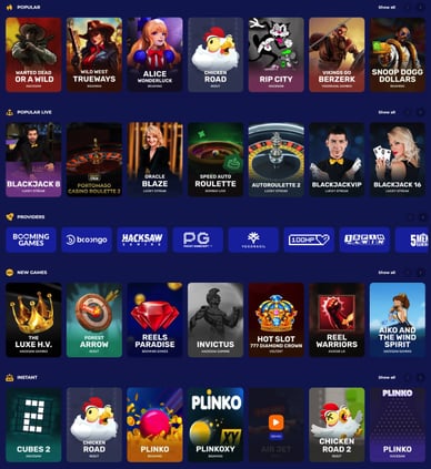 koning casino spellen