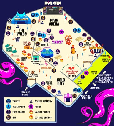 y not festival map 2026