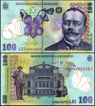 100 román lej
