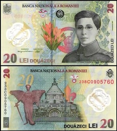 20 román lej
