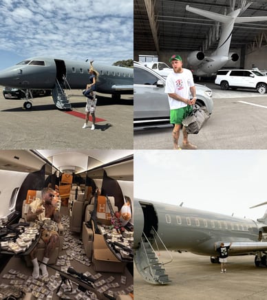 jake paul private jet