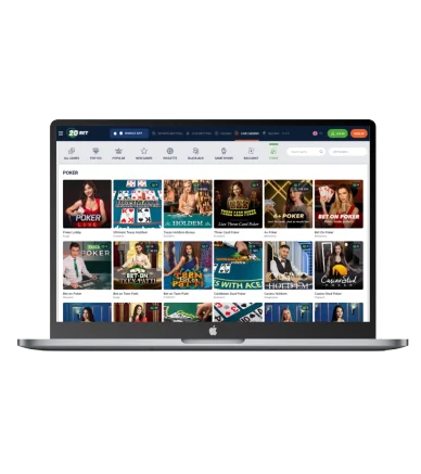 20bet live casino poker