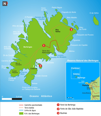 Como chegar a Berlenga Grande