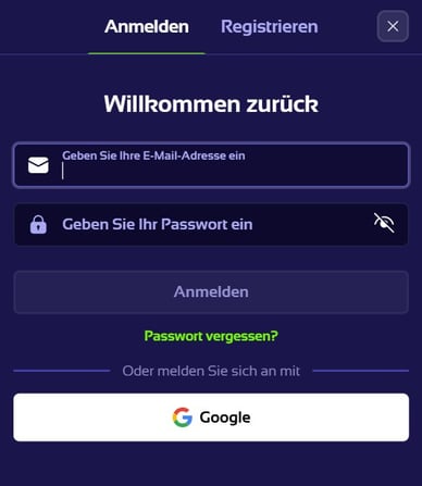 Login im Browinnercasino