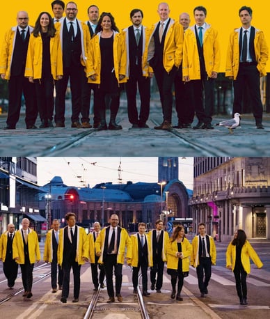 ultra bra keltainen sadetakki