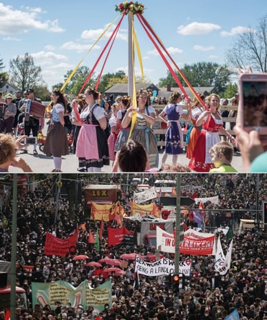 Maifest und dem Tag der Arbeit