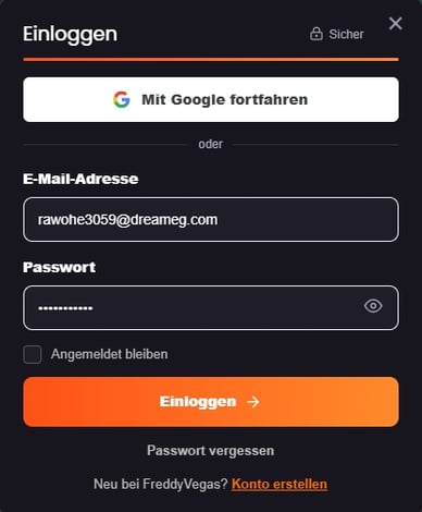 Freddy Vegas Login Freddy Vegas Casino Login