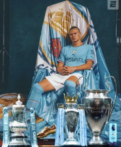 Erling Holands trippel sammen med Manchester City