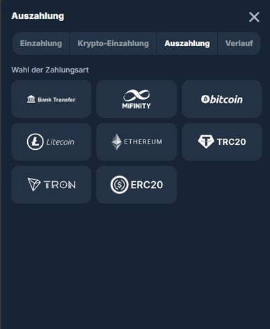 Auszahlung Funktion im Casino Auszahlung Casino Egogames