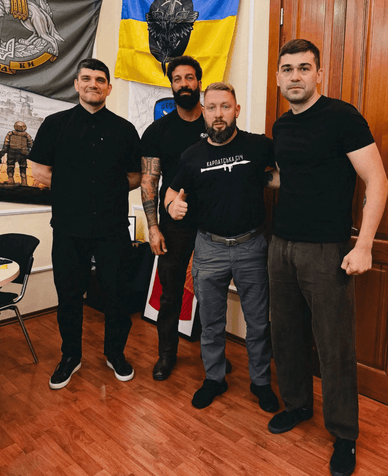 Представники Головного Управління Розвідки, РДК та Руслан Приходько РДК та Руслан Приходько