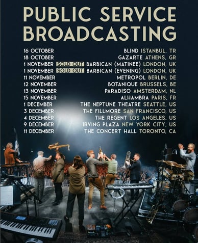 public service broadcasting tour