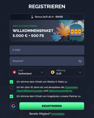 Crown Pokies Registrierung CrownPokies Registrierung