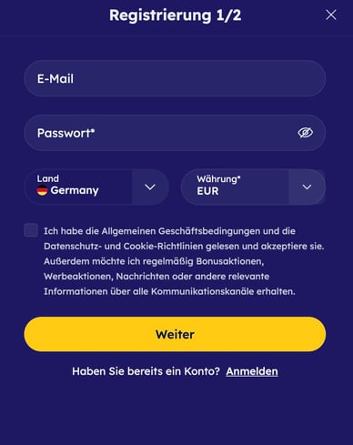 Registrierung Online Casino Anmeldung Vegas Nova Casino