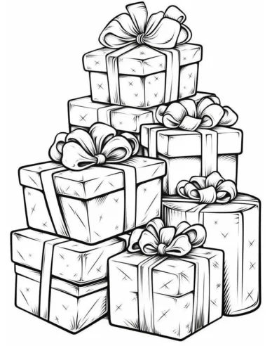 dibujos para colorear navideños