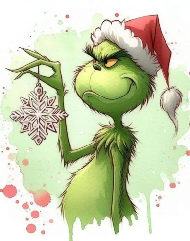 dibujos de Navidad Grinch
