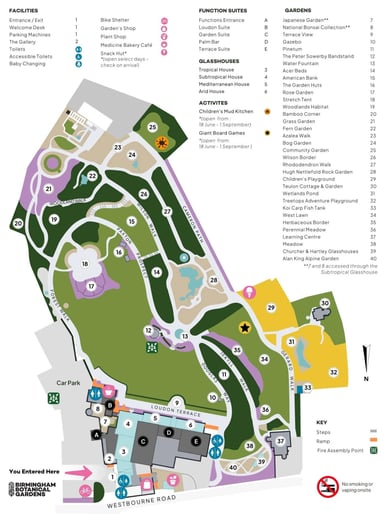 botanical gardens birmingham map
