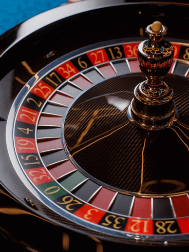 Барабан рулетки, встановленої на одному з ігрових столів у First Casino Барабан рулетки в First Casino
