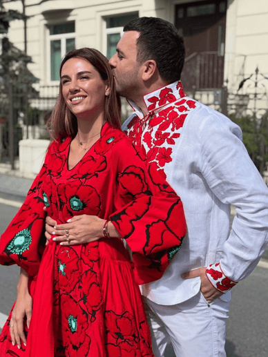 Григорій Решетнік разом зі своєю дружиною Григорій та Христина Решетнік