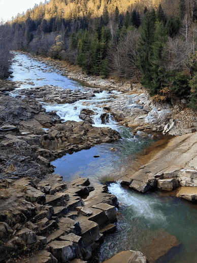 Мізунські водоспади, також відомі як Мізунські пороги Мізунські водоспади