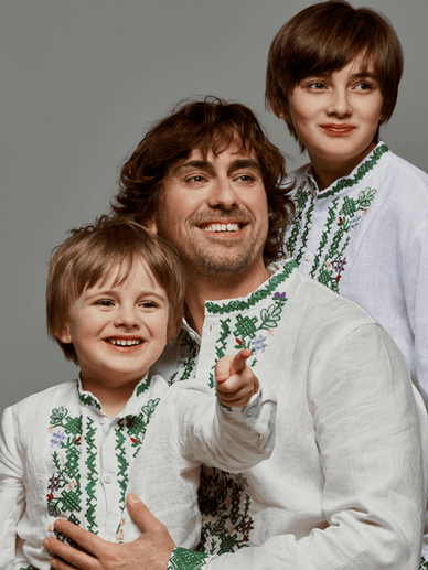 Олексій Гнатковський із Остапом та Орестом