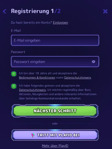Registrierung Alf Casino 