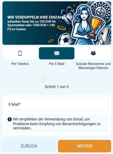 Registrierung Casino Coldbet