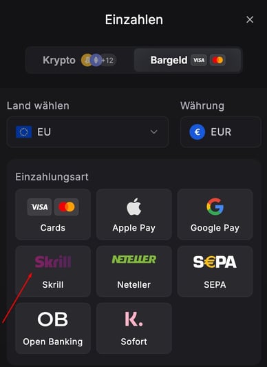Online Casino Mit Skrill Einzahlung