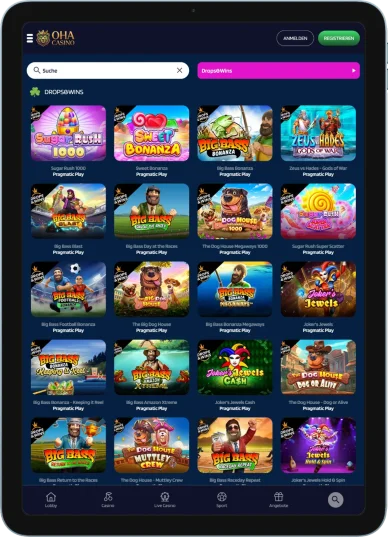 OhaCasino: Mobile Version